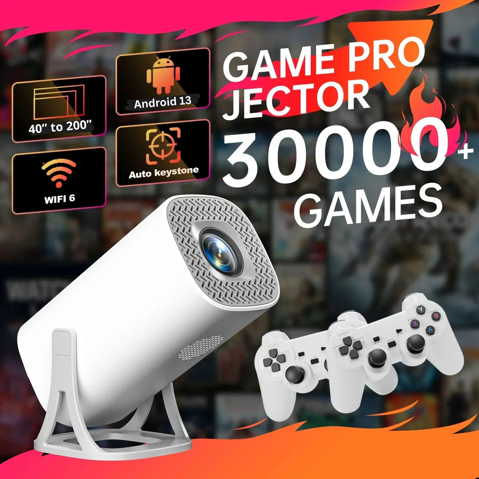 S40 Max android + gaming projector - Image 2