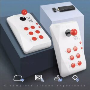 X6 Game Console with Double Arcade Joystick 64GB 20000 Games